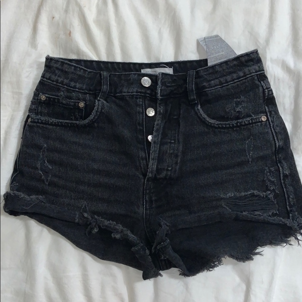Zara high waisted shorts